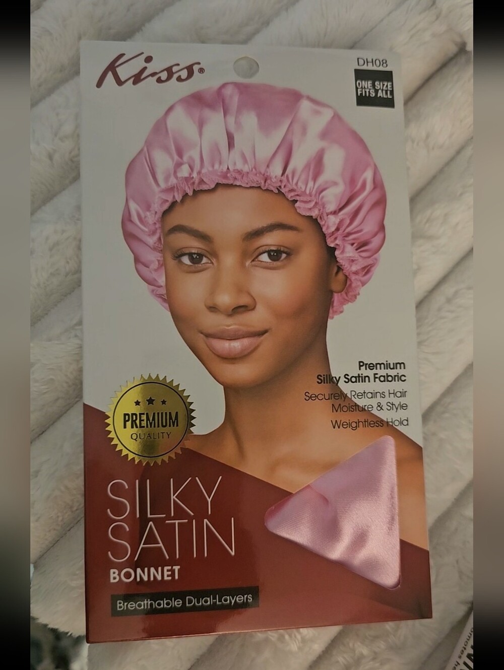 Kiss Hair Bonnet Silky Satin
